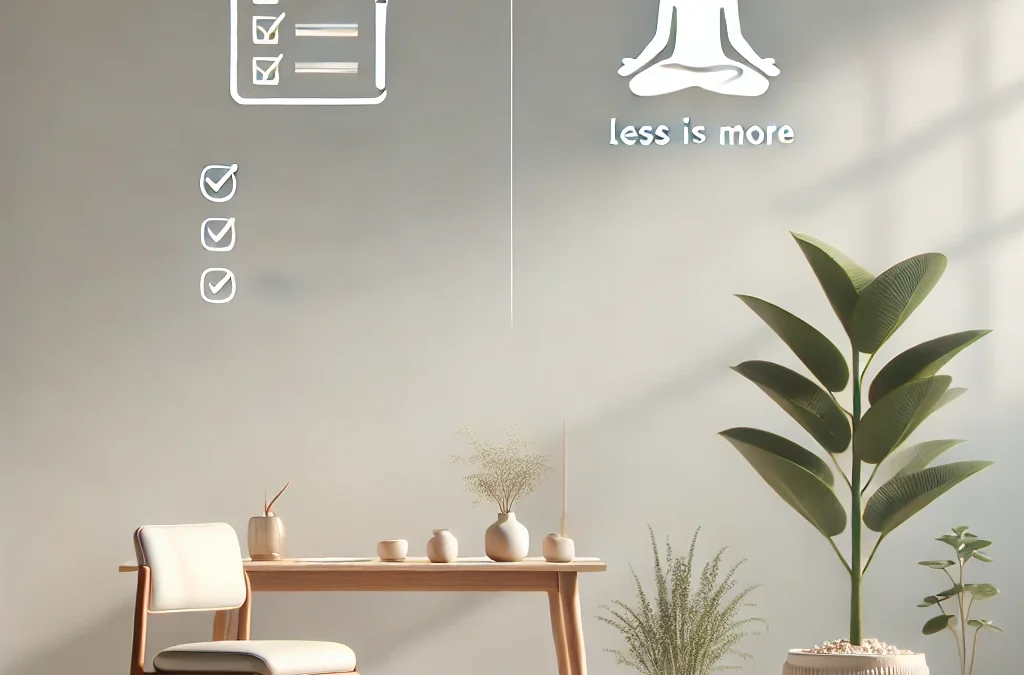 Le minimalisme : moins c’est plus