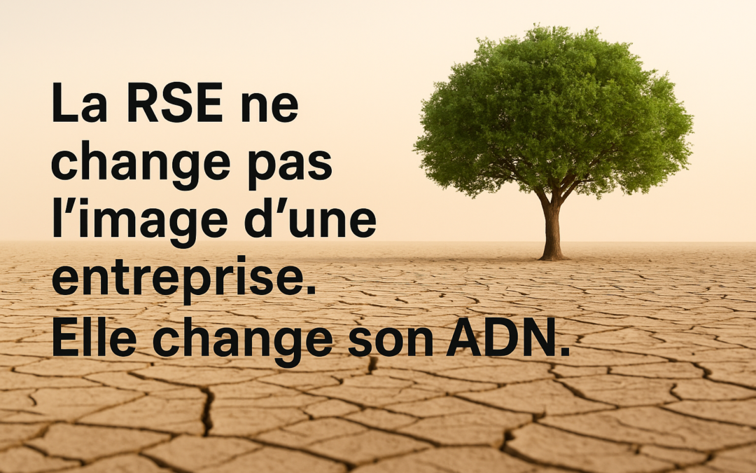 🍀 La RSE ne change pas l’image d’une entreprise, elle change son ADN !