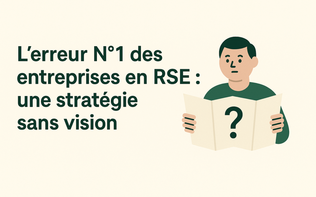 ❌ L’erreur N°1 des entreprises en RSE : une stratégie sans vision