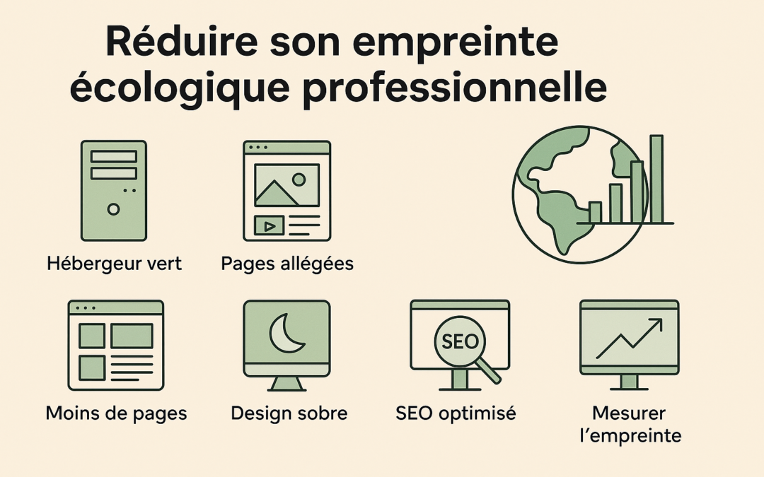 🌱 Réduire son empreinte écologique professionnelle : et si on commençait par notre site internet ?