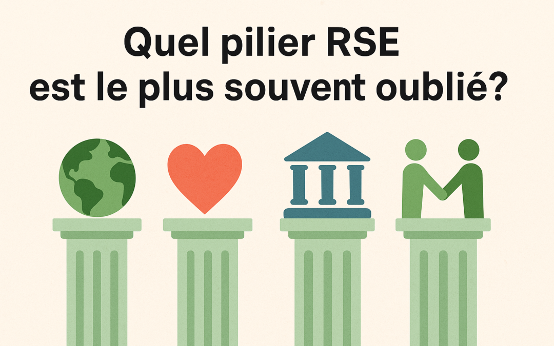 🌿 Quel pilier RSE est le plus souvent oublié ?