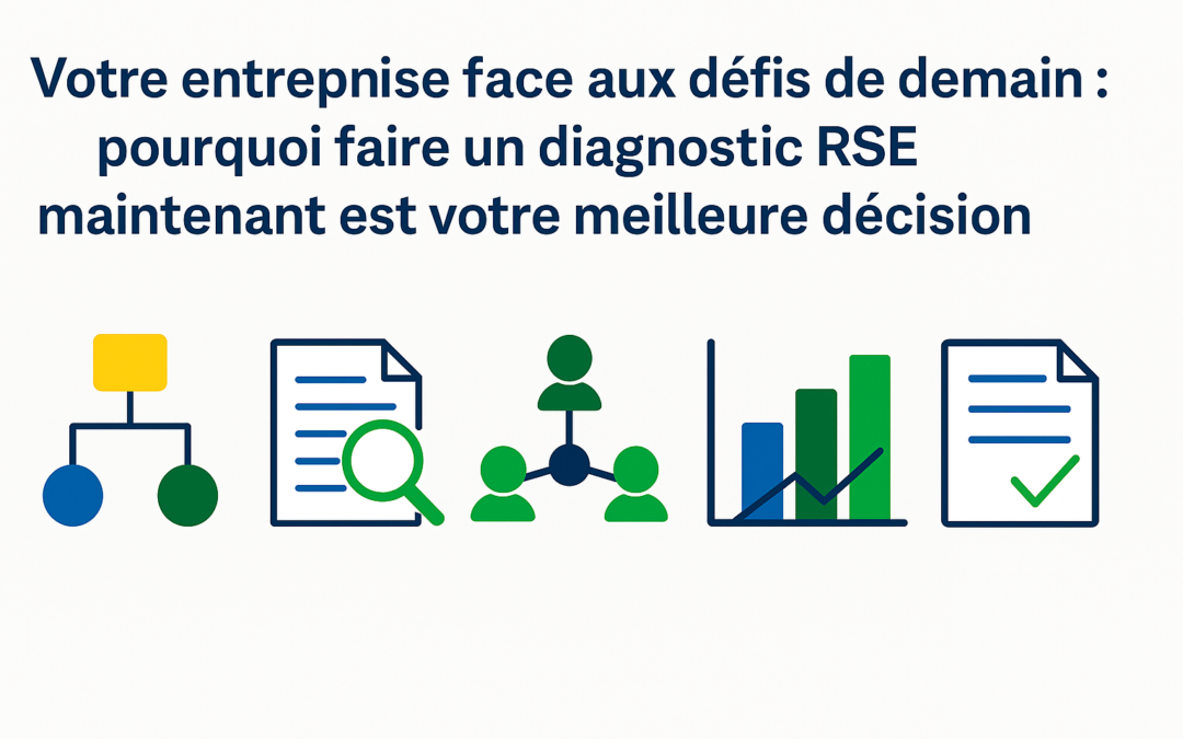 🌍 Votre entreprise face aux défis de demain : pourquoi faire un diagnostic RSE maintenant est votre meilleure décision