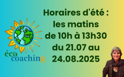 🌞 ECO COACHING 🌎 🌱 passe en mode été : accompagnement RSE en douceur jusqu’au 24 août 🌱