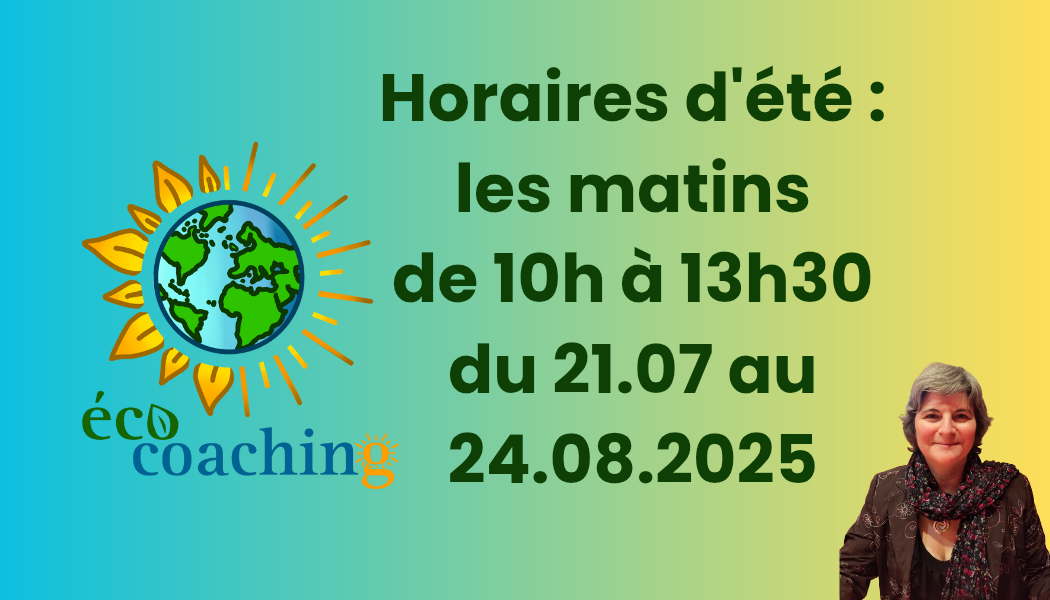 🌞 ECO COACHING 🌎 🌱 passe en mode été : accompagnement RSE en douceur jusqu’au 24 août 🌱