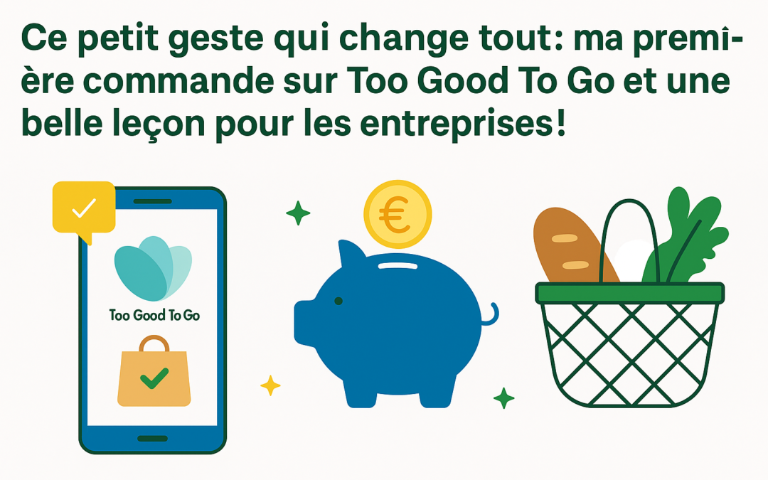 🌱 Ce petit geste qui change tout : ma première commande sur Too Good To Go et une belle leçon pour les entreprises !