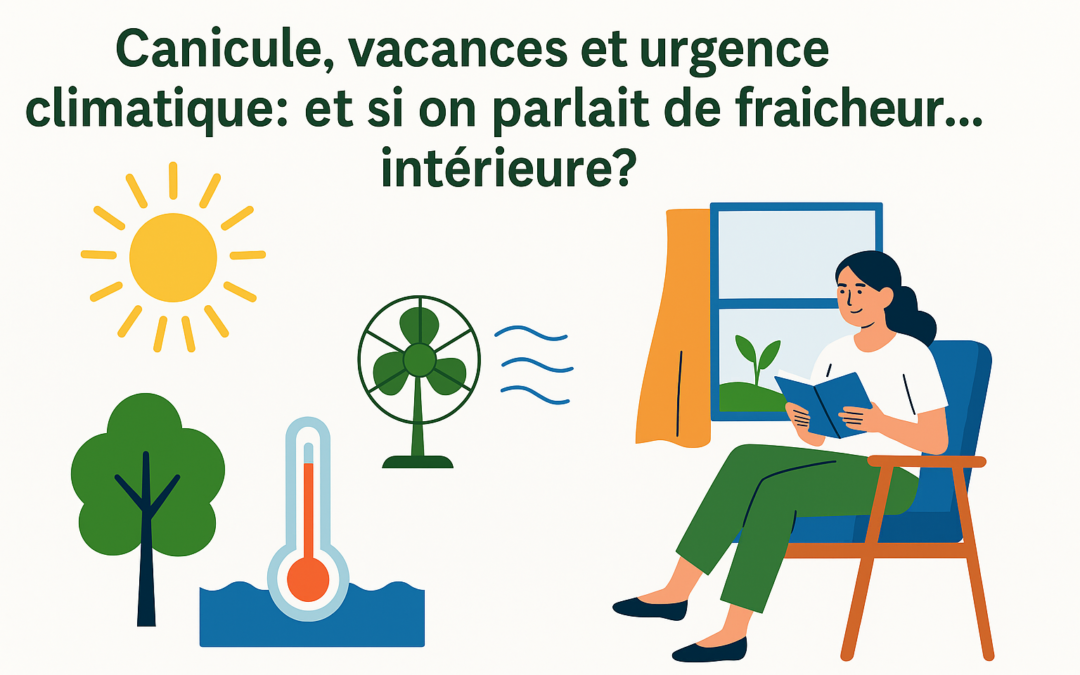 🌡️ Canicule, vacances et urgence climatique : et si on parlait de fraîcheur… intérieure ?