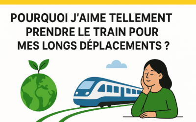 Pourquoi j’aime tellement prendre le train pour mes longs déplacements 🚆🌱