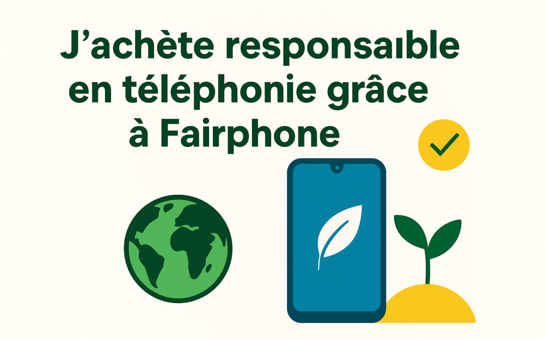 🌍 J’achète responsable en téléphonie grâce à Fairphone : mon expérience engagée et inspirante