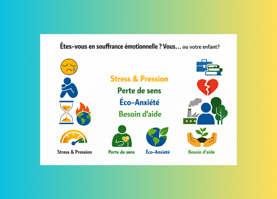 Êtes-vous en souffrance émotionnelle ? Vous… ou votre enfant ?
