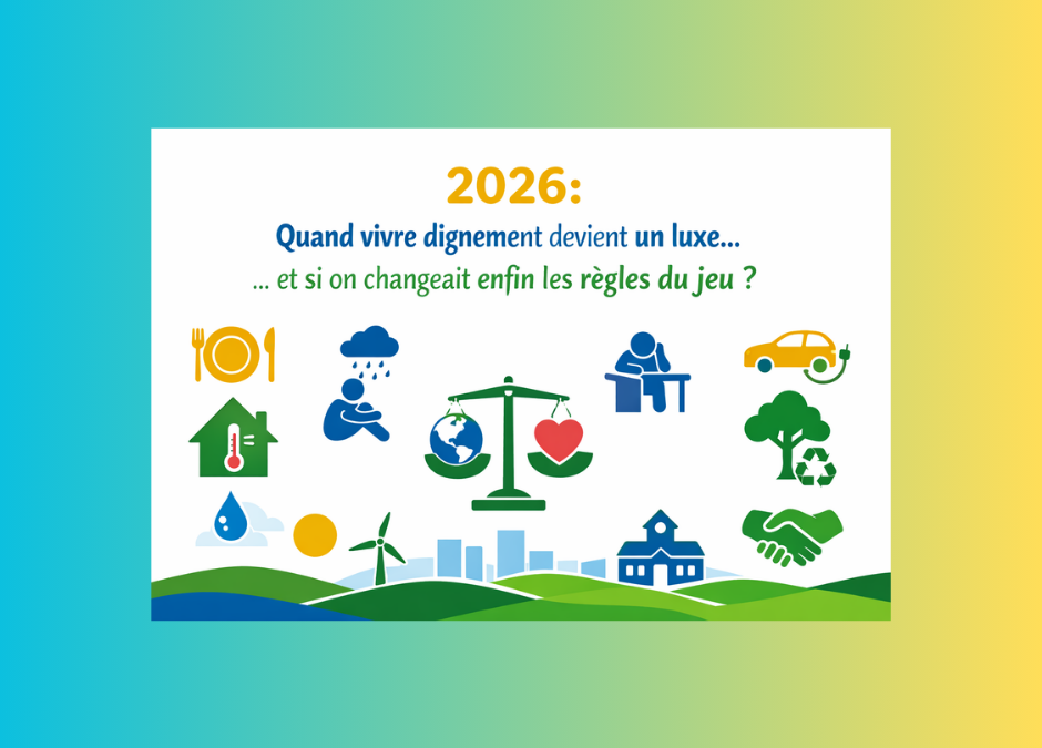 2026 : Quand vivre dignement devient un luxe… et si on changeait enfin les règles du jeu ?