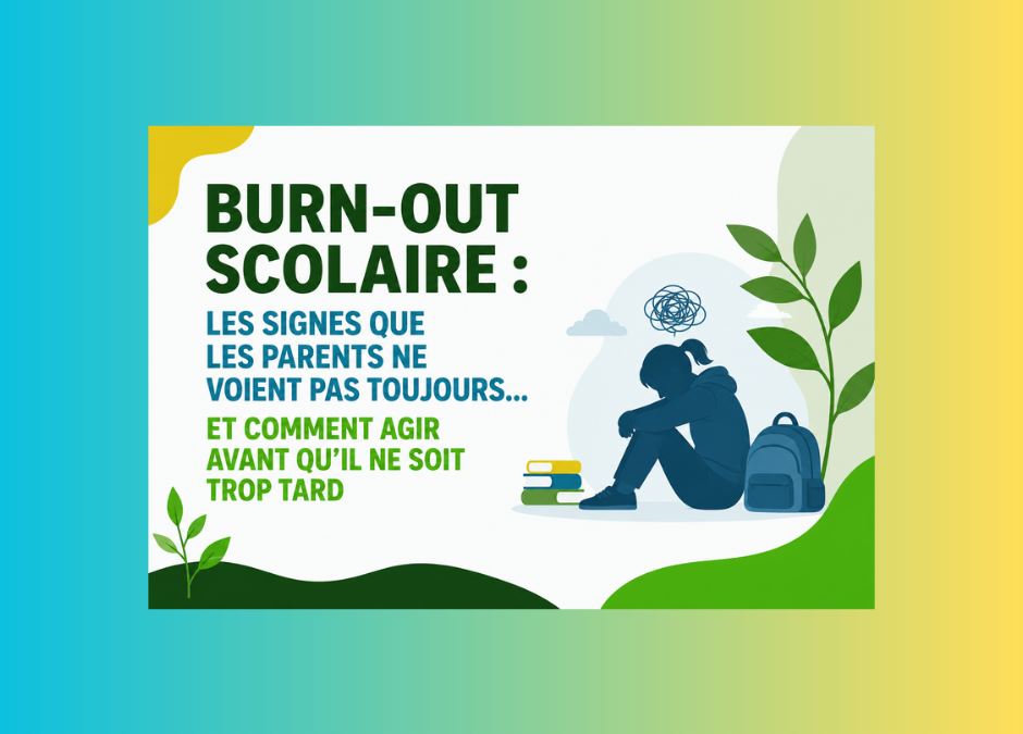 Burn-out scolaire : les signes que les parents ne voient pas toujours… et comment agir avant qu&rsquo;il ne soit trop tard